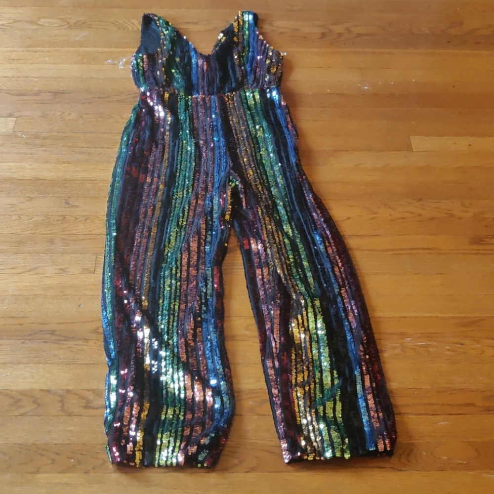 Hot & Delicious Rainbow Jumpsuit Large